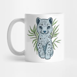 Blue leopard Mug